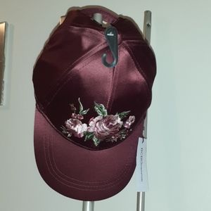 BCBG Generation Rose Satin Cap